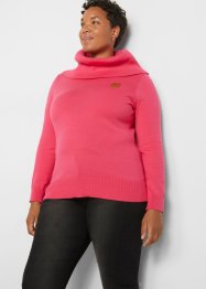 Jemně pletený svetr s širokým límcem, bpc bonprix collection