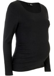 Těhotenské triko s hranatým výstřihem, dlouhý rukáv, bpc bonprix collection