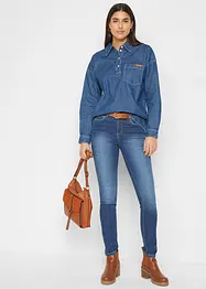 Skinny džíny Mid Waist, streč, bonprix