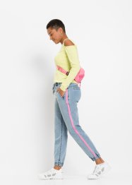 Ležérní džíny s kontrastními švy, RAINBOW