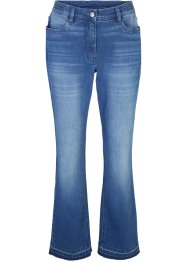 Strečové džíny s lehce zvonovými a roztřepenými nohavicemi, bpc bonprix collection