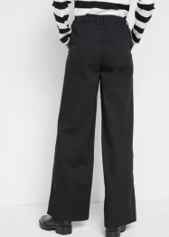 Keprové kalhoty s velkými průhmatovými kapsami a pohodlným pasem, široké nohavice, bpc bonprix collection