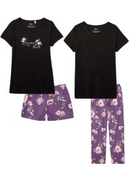 Pyžamo a krátké pyžamo (4dílná souprava), bpc bonprix collection