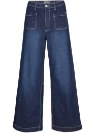 Strečové džíny Wide Fit, nad kotníky, z džínoviny Positive Denim #1 Fabric, John Baner JEANSWEAR