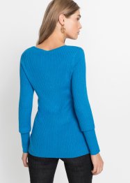 Jemně žebrovaný pulovr, BODYFLIRT boutique