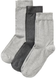 Luxusní ponožky (3 páry) velmi pohodlné, s organickou bavlnou, bpc bonprix collection