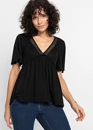 Boho triko s krajkou, BODYFLIRT