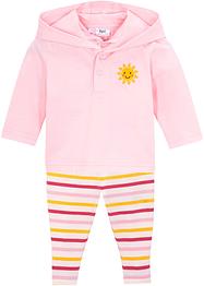 Baby triko s kapucí a legíny z organické bavlny (2dílná souprava), bpc bonprix collection
