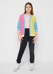 Dívčí pletený kabátek s Colourblockingem, bpc bonprix collection