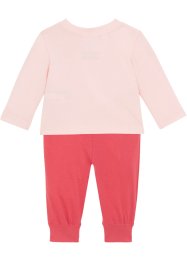 Baby triko  s dlouhým rukávem + úpletové kalhoty z organické bavlny (2dílná souprava), bpc bonprix collection
