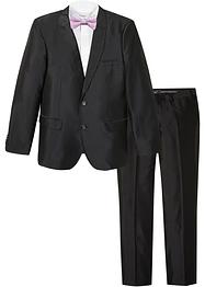 Oblek Slim Fit (3dílná souprava): sako, kalhoty, motýlek, bpc selection