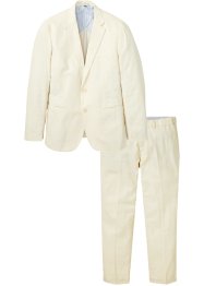 2dílný oblek se lnem: sako a kalhoty, bpc selection