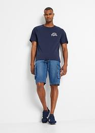 Tričko se šňůrkou v lemu, Loose Fit, John Baner JEANSWEAR