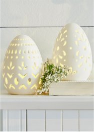 LED dekorativní předmět Velikonoční vejce s ražením (2 ks v balení), bpc living bonprix collection