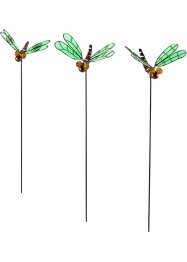 Zahradní zapichovátko Vážka se svítícími křídly (3 ks v balení), bpc living bonprix collection