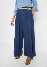 Kalhotová džínová sukně, bonprix