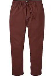 Chino kalhoty s podílem lnu, Regular Fit Straight, bonprix