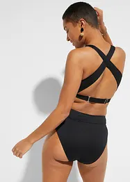 Žebrované bikiny s podprsenkovým topem (2dílná souprava), bonprix