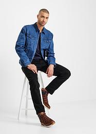 Strečová džínová bunda se zipem, John Baner JEANSWEAR