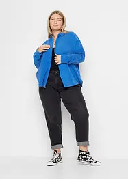 Strečové džíny ve střihu Barrel, Mid Waist, bonprix