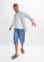 Dlouhé džínové bermudy, Relaxed Fit, bonprix