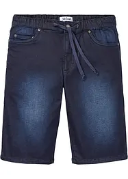 Džínové bermudy z teplákoviny, v pohodlném střihu, Regular Fit, bonprix