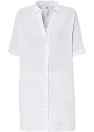 Dlouhá oversize halenka z bavlněného mušelínu, bonprix