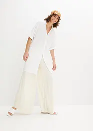 Dlouhá oversize halenka z bavlněného mušelínu, bonprix