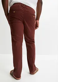 Chino kalhoty s podílem lnu, Regular Fit Straight, bonprix