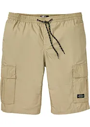 Cargo bermudy bez zapínání, pohodlný střih, Regular Fit, bonprix