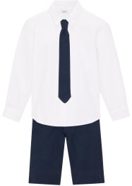 Krátké kalhoty, košile a motýlek, pro chlapce (3dílná souprava), bpc bonprix collection