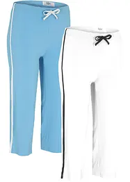 Sportovní capri kalhoty, Skinny (2 ks), bonprix