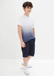 Cargo bermudy bez zapínání, z čisté bavlny, Regular Fit, bonprix