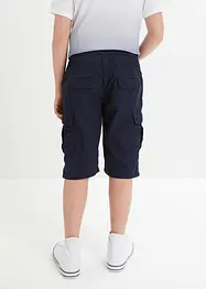 Cargo bermudy bez zapínání, z čisté bavlny, Regular Fit, bonprix
