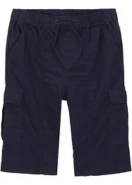 Cargo bermudy bez zapínání, z čisté bavlny, Regular Fit, bonprix