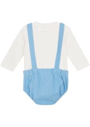 Baby kalhoty s laclem a triko z organické bavlny (2dílná souprava), bpc bonprix collection
