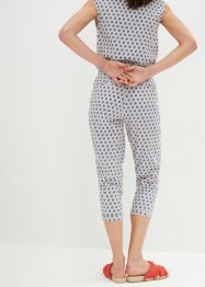 Lněné kalhoty s grafickým vzorem, bpc bonprix collection