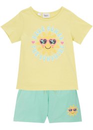 Dívčí triko a šortky (2dílná souprava), bpc bonprix collection