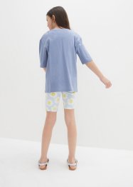 Dívčí triko  Oversized a krátké kalhoty (2dílná souprava), bpc bonprix collection