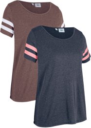 Sportovní tričko, krátký rukáv (2 ks v balení), bpc bonprix collection