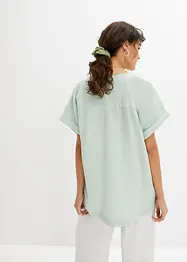 Mušelínová halenka s krátkým rukávem, bonprix