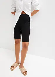 Krátké legíny z žebrovaného žerzeje, High Waist, bonprix