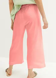 Lněné kalhoty Culotte, délka po lýtka, bonprix