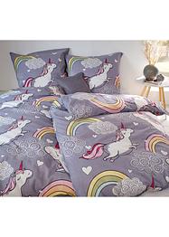 Povlečení s potiskem jednorožce, bpc living bonprix collection