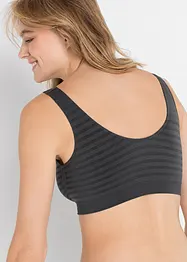 Bezešvý podprsenkový top Feel Comfort (2 ks v balení), bonprix