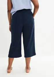 Lněné kalhoty Culotte, délka po lýtka, bonprix