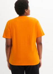 Dlouhé tričko s výstřihem do V (5 ks v balení), krátký rukáv, bonprix