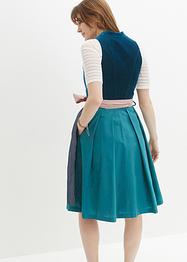 Kroj Dirndl se sametem, v délce midi (2dílná souprava), bpc bonprix collection