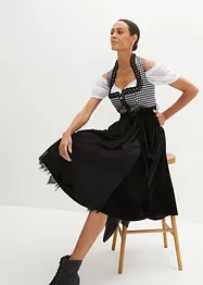 Dirndl se sametovou sukní (2dílná souprava), bonprix