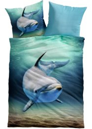 Oboustranné povlečení s delfínem, bpc living bonprix collection